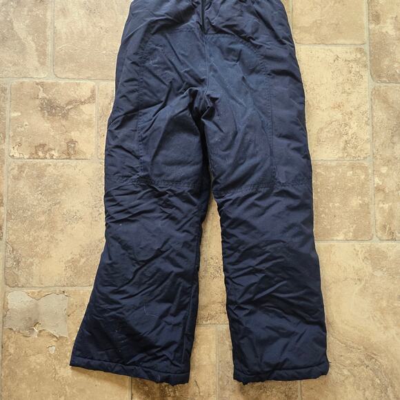 Lands' End Navy Blue Snow Bib Overalls Snow Suit Unisex Youth Size 10 - Picture 8 of 9